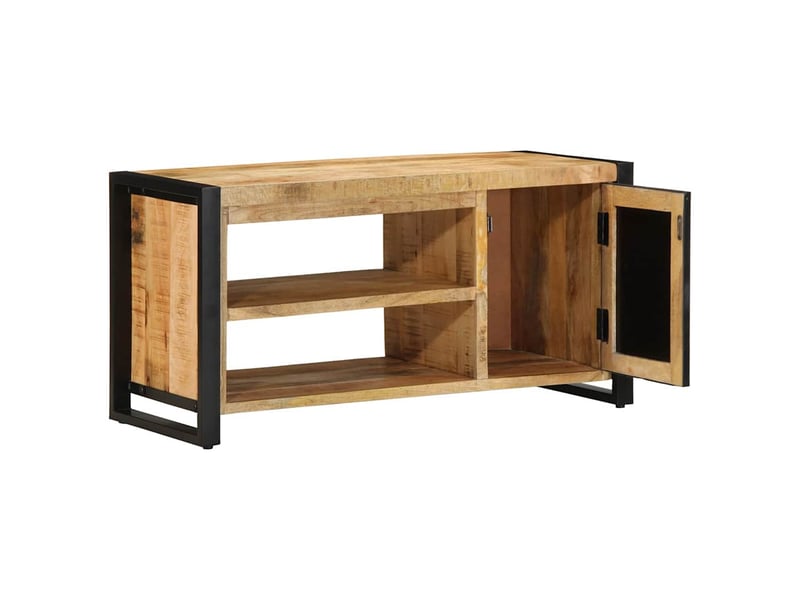  Banc à chaussures, banc de rangement marron 100x40x50 cm  - Conforama C