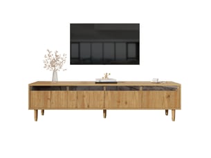 Meuble tv coloris bois clair 178 cm