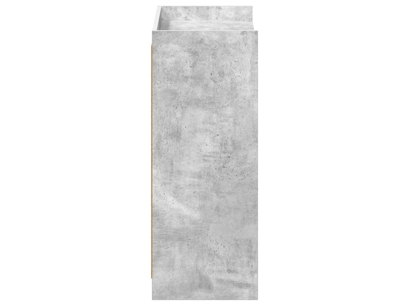  Meuble à chaussure, cabinet à chaussures avec stockage gris béton 73,5x36x92 cm shl6016  - Conforama E