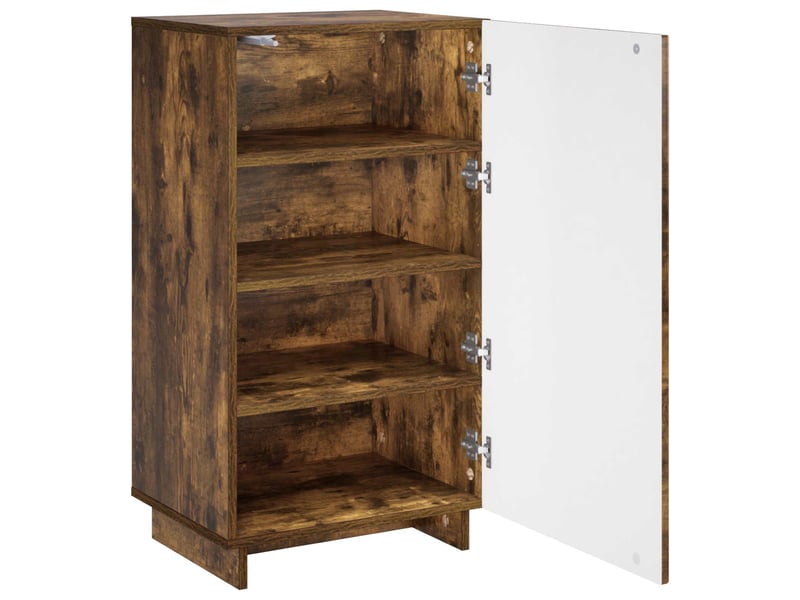  Meuble à chaussures, armoire à chaussures 48x38x87,5 cm bois d'ingénierie shl6152  - Conforama C