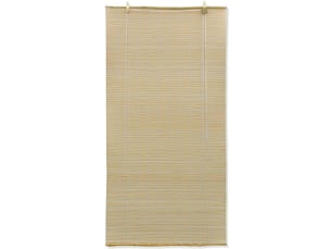 Store enrouleur, store à rouleau bambou naturel 80x160 cm cf44944