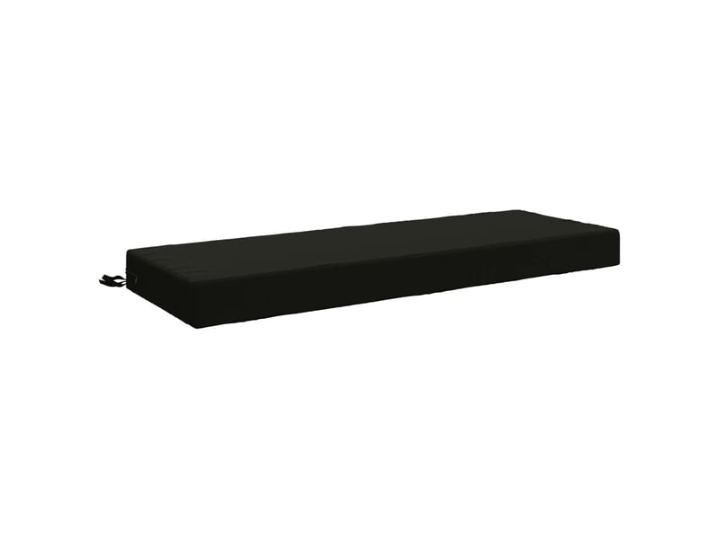  Coussin d'assise, coussin pour chaisecanapé soest 100 % polyester noir 120 x 40 x 10 cm cf51458  - Conforama A