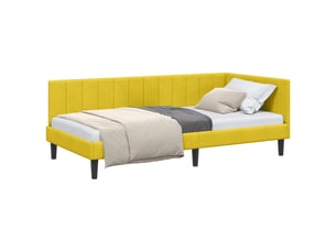 Lit simple 90x200 cm    coloris jaune