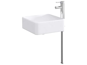 Lavabo de salle de bain avec robinet et évacuation chrome shl6086