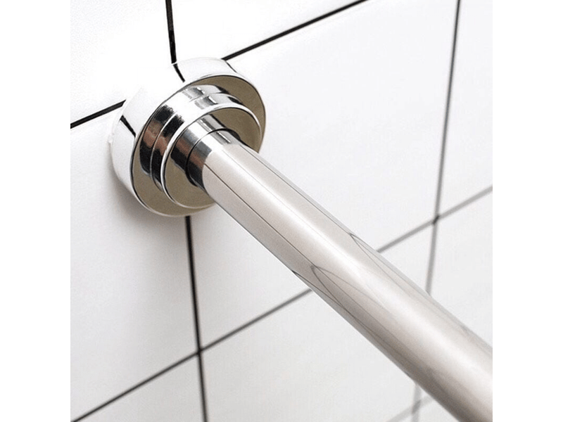  Tringle extensible de 40 à 55 cm pour rideau de douche, ensemble de tringles télescopiques sans perçage en acier inoxydable pour salle de bain, placar  - Conforama C