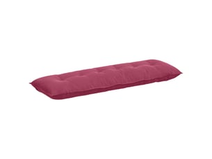 Coussin de dos, coussin de dossier bordeaux 160 x 50 cm tissu en velours côtelé cf54589