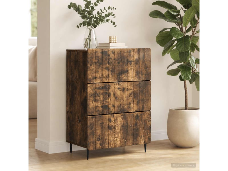  Armoire de rangement bureau, armoire à tiroirs 66 x 34,5 x 92 cm bois d'ingénierie shl8940  - Conforama D