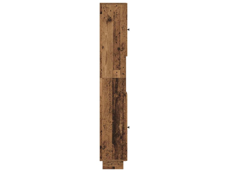  Colonne de salle de bain avec étagère ouverte ede bois ancien  - Conforama E
