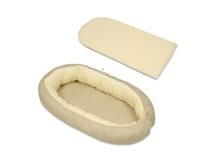Gigoteuse cocon beige à carreaux – crème