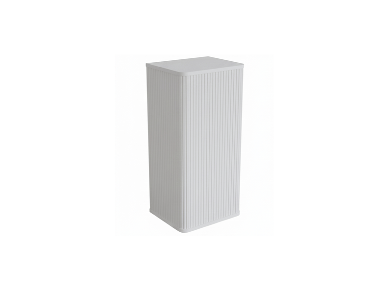  Armoire de salle de bains murale 36x29x75 cm à porte push-to-open, blanche  - Conforama E