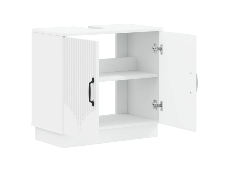 Meuble sous lavabo de salle de bain hoorn blanc cf64900 - Conforama C