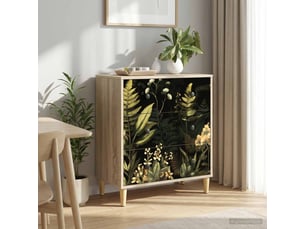 Commode 1 tiroir(s) <strong></strong> <strong></strong> coloris bois clair largeur 66 cm