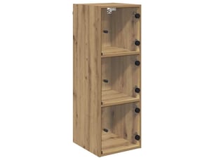 Meuble mural, meuble de rangement salon 35 x 37 x 102 cm bois d'ingénierie chêne artisanal