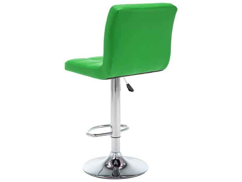  Lot de 2 tabouret de bar, chaise de bar vert similicuir shl79125  - Conforama E
