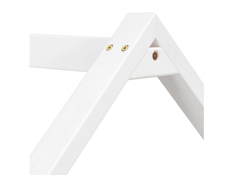  Lit cabane enfant 140x200 avec rangements et barrières evryae  - Conforama D