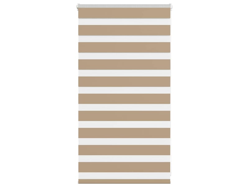  Store zèbre, store de fenêtre marron sable largeur du tissu 65,9 cm polyester cf48822  - Conforama B