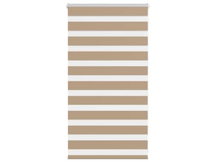 Store zèbre, store de fenêtre marron sable largeur du tissu 65,9 cm polyester cf48822