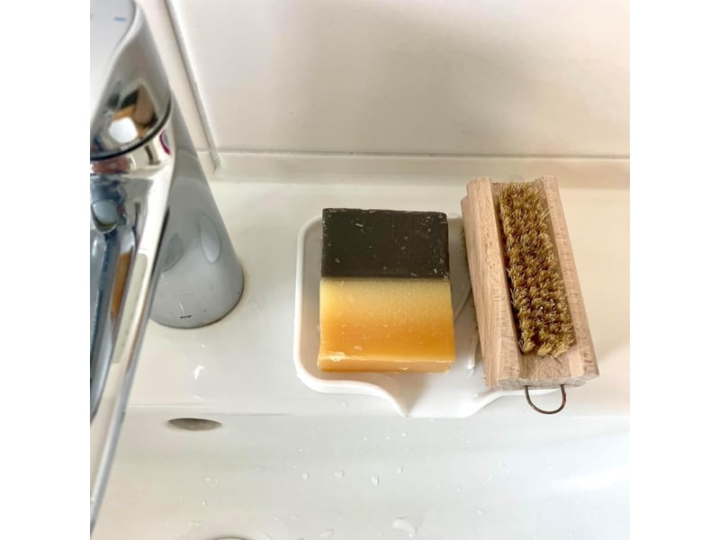  Porte-savon en silicone haute qualité - design anti-dérapant drainant  - Conforama B