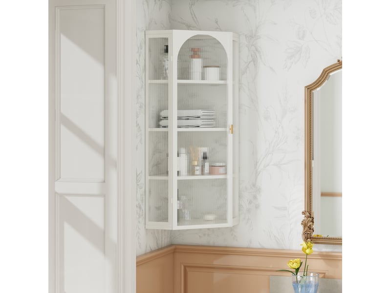  Armoire murale 4 niveaux 56 x 40 x 105 cm evryae  - Conforama C