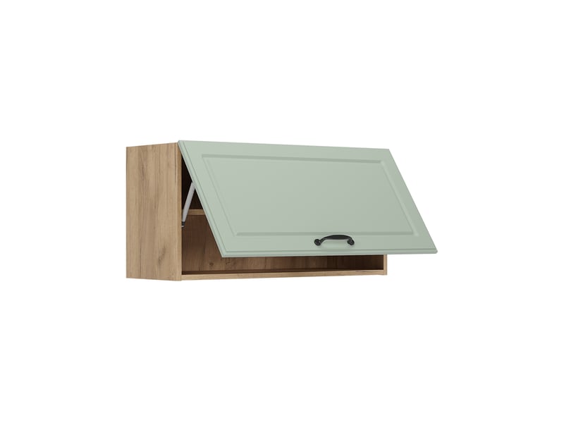 Vicco elément haut de cuisine, mint campagnechêne doré, 80cm plat - Conforama E