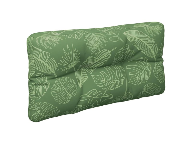  Lot de 2 coussins de palette, coussins de canapé motif de feuilles tissu cf59568  - Conforama D