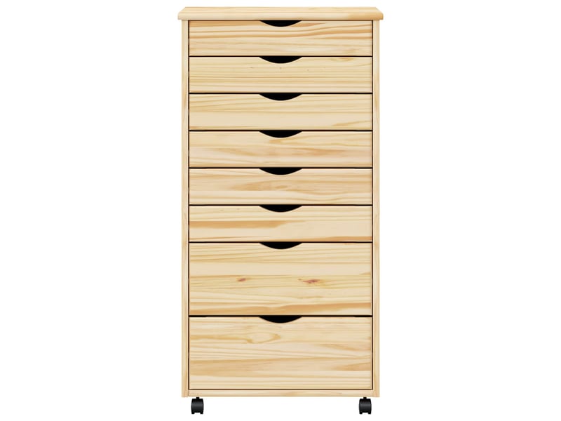  Caisson roulant de bureau avec tiroirs moss 53 x 39 x 103 cm  - Conforama E