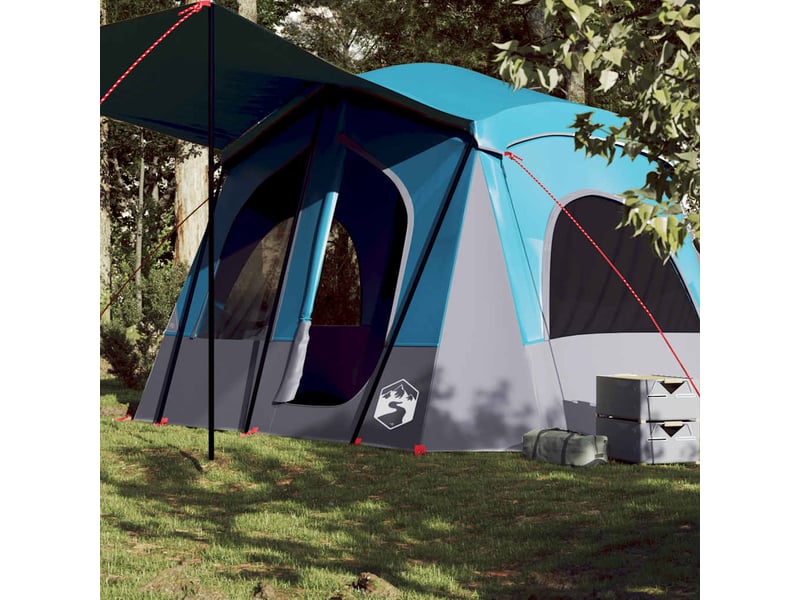  Tente de camping de cabine 5 personnes bleu imperméable  - Conforama B