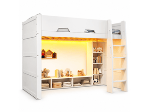 Lit mezzanine 90x200 cm   OMNIGLINT TRADING LTD coloris blanc