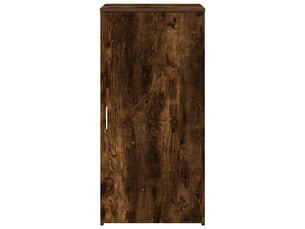 Armoire de rangement chêne fumé 50 x 45 x 103 cm praticité moderne usage bureau en bois d'ingénierie chêne fumé 02_0051215
