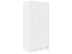 Garde-robe chambre, armoire de rangement blanc 82,5x51,5x180 cm bois d’ingénierie