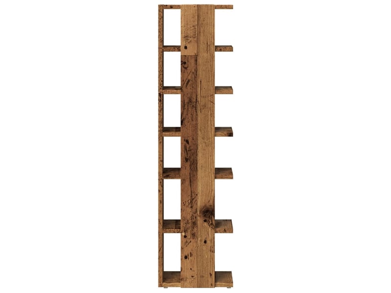  Meuble à chaussure, armoire à chaussures vieux bois 28x27x102 cm bois d'ingénierie  - Conforama E