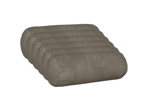 Lot de 6 coussins avec oreiller, coussins décoratifs heerlen gris clair velours cf50837