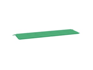 Coussin de banc de jardin, coussin d'assise vert 180x50x3 cm tissu oxford cf52857
