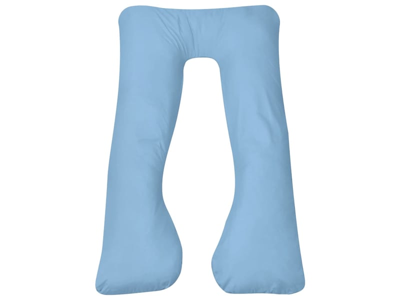  Coussin de grossesse, oreiller 90 x 145 cm bleu clair cf55255  - Conforama B