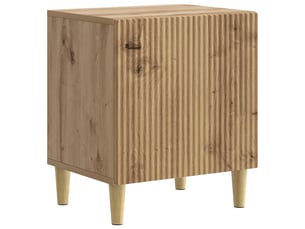 Table de chevet - cabinet de chevet - table de nuit chêne artisanal 43 x 34,5 x 50 cm