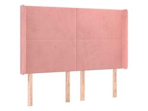 Tete de lit A poser largeur 147 cm rose