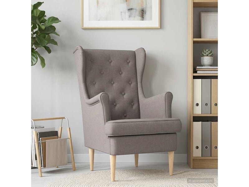  Vidaxl fauteuil taupe tissu  - Conforama B