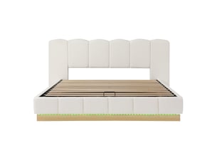 Lit coffre 180x200 cm coloris blanc