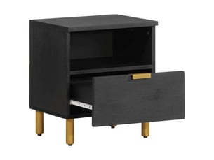 Table de chevet - cabinet de chevet - table de nuit noir 40x33x46 cm bois d'ingénierie