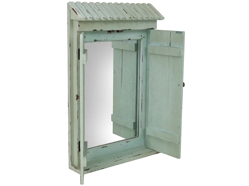  Miroir en bois bleu 60x13.5x92 cm h  - Conforama E