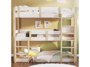 Lit superposé 90x190 cm <strong></strong> <strong>Sol Morn</strong> coloris bicolore