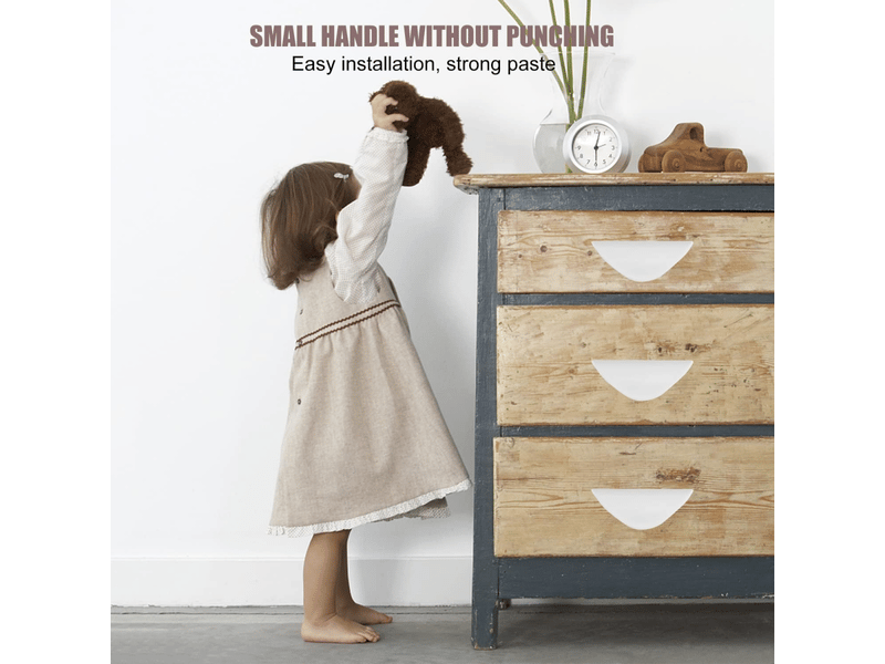  Poignée pour armoire de cuisine, 4 pièces, pour porte coulissante intérieure  - Conforama B