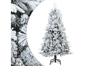 Sapin de noël artificiel, arbre de noël à branches pliantes, duveteux de neige shl701