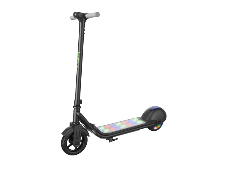  Trottinette électrique enfant kiddowe k1, pneus pleins 6,5, led, 14 kmh, noir  - Conforama A