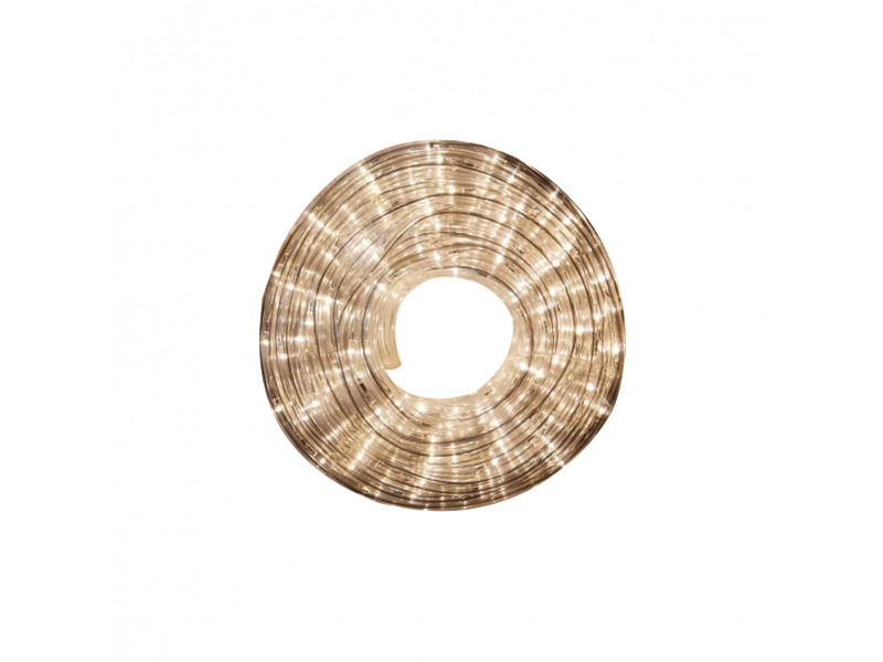  Tube lumineux flexible led fabrilamp navidad 10 m, 18 w, 300 led, lumière blanc chaud 3000 k, transparent 99.HT886-10M-B - Conforama A