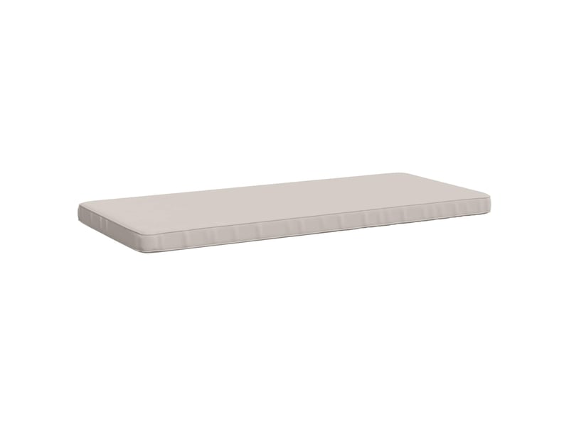 Lot de 2 coussins de banc, coussins d'assise vught 100 % polyester blanc cf57818  - Conforama D