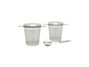 Filter - set de deux filtres à thé avec cuillère mesure