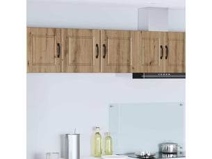 Armoire de cuisine 2 pcs chêne artisanal bois d'ingénierie shl1517