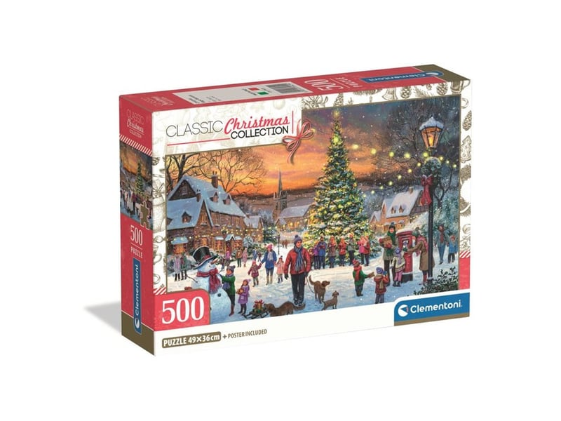  Puzzle 500 pièces noël magic moments avec poster collection classique 49 x 36 cm 35629 - Conforama A