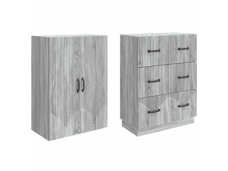  Ensemble de meubles 2 pcs, rangement de salon 66 x 34,5 x 87 cm bois d'ingénierie shl4281  - Conforama D